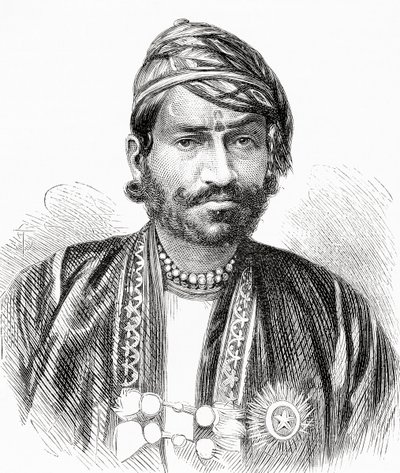 Maharajah Sawai Ram Singh II, Maharajah of Jaipur, from 
